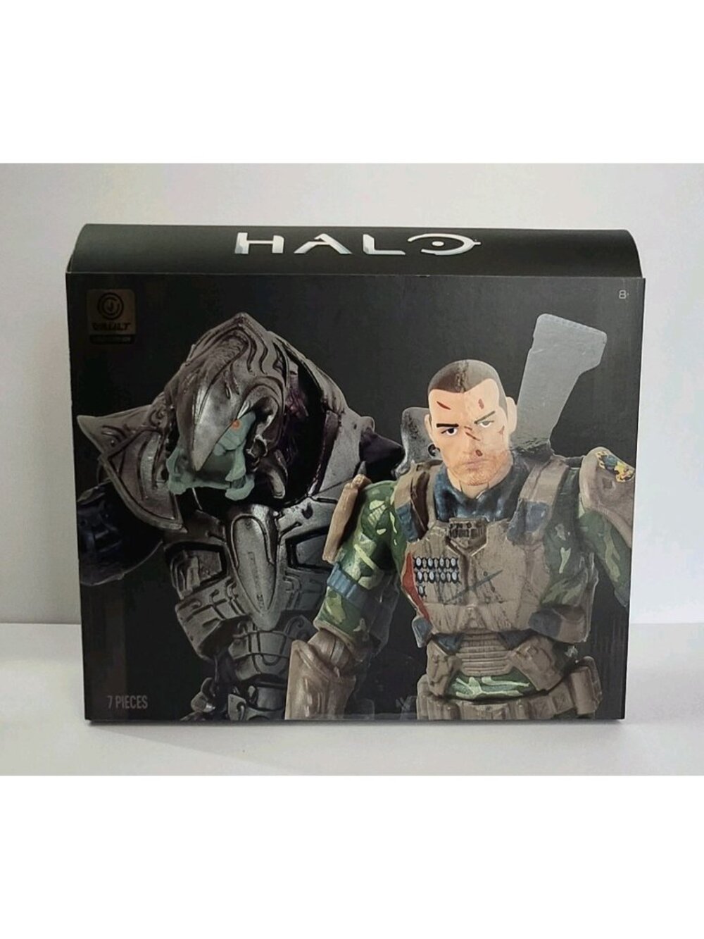 Jazwares Vault World of Halo Arbiter Ripa Moramee & Sgt. Forge Action Figure Set